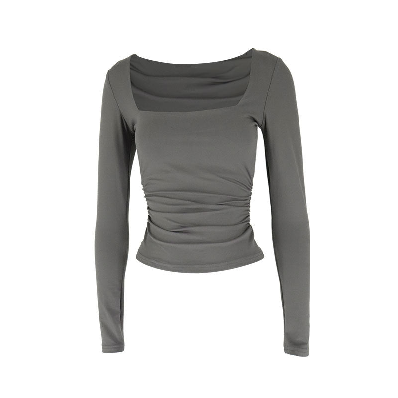 Womens Square Neck Pullover T-Shirt