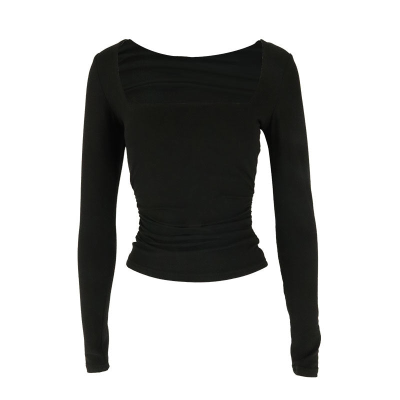Womens Square Neck Pullover T-Shirt